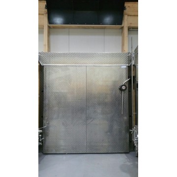 Kühlzellentür aus Edelstahl