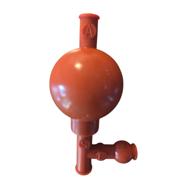 poire à pipeter, poire pour pipette d'analyse,